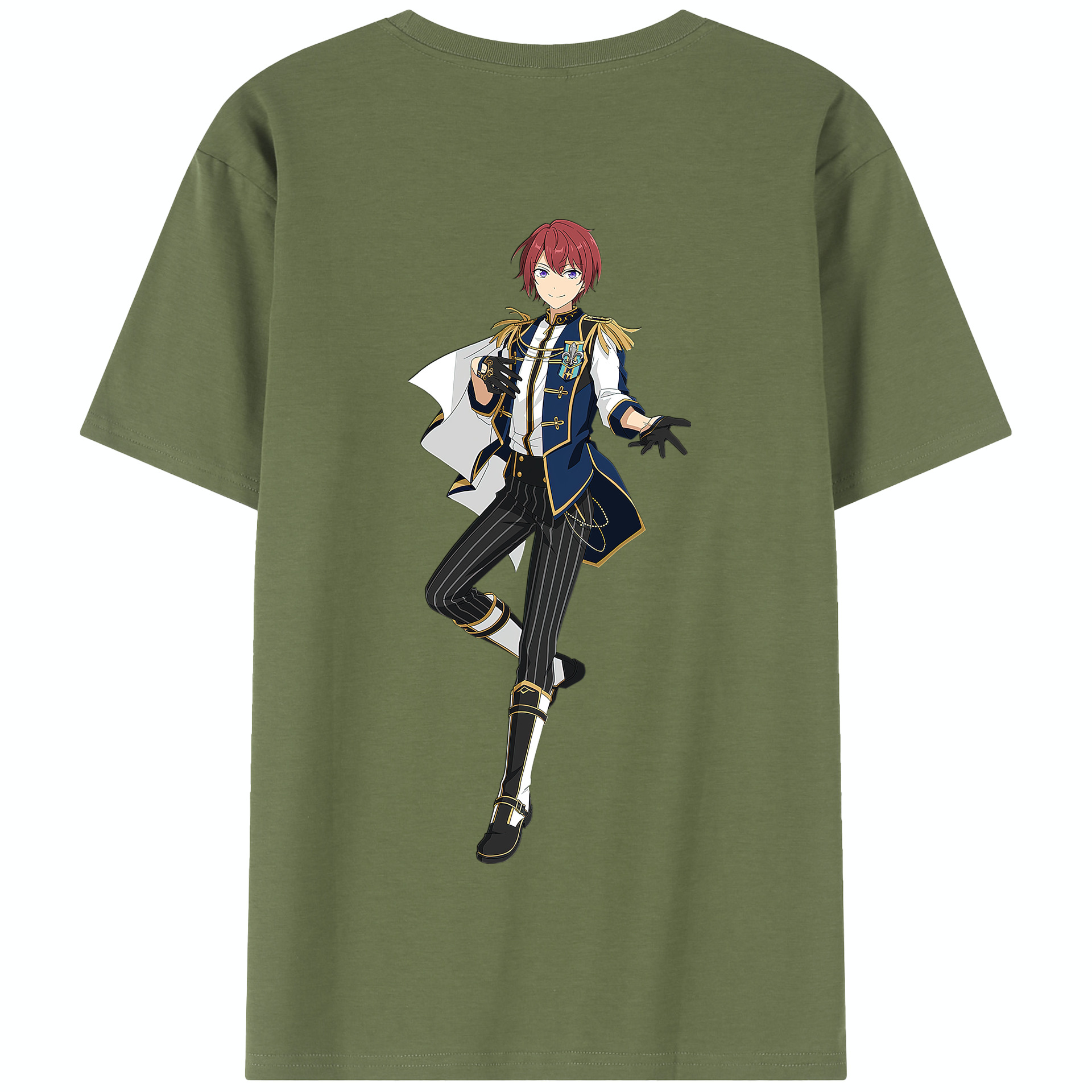 （画像用） あんさんぶるスターズ! Ensemble Stars 綿100％半袖Tシャツ（背面プリント）